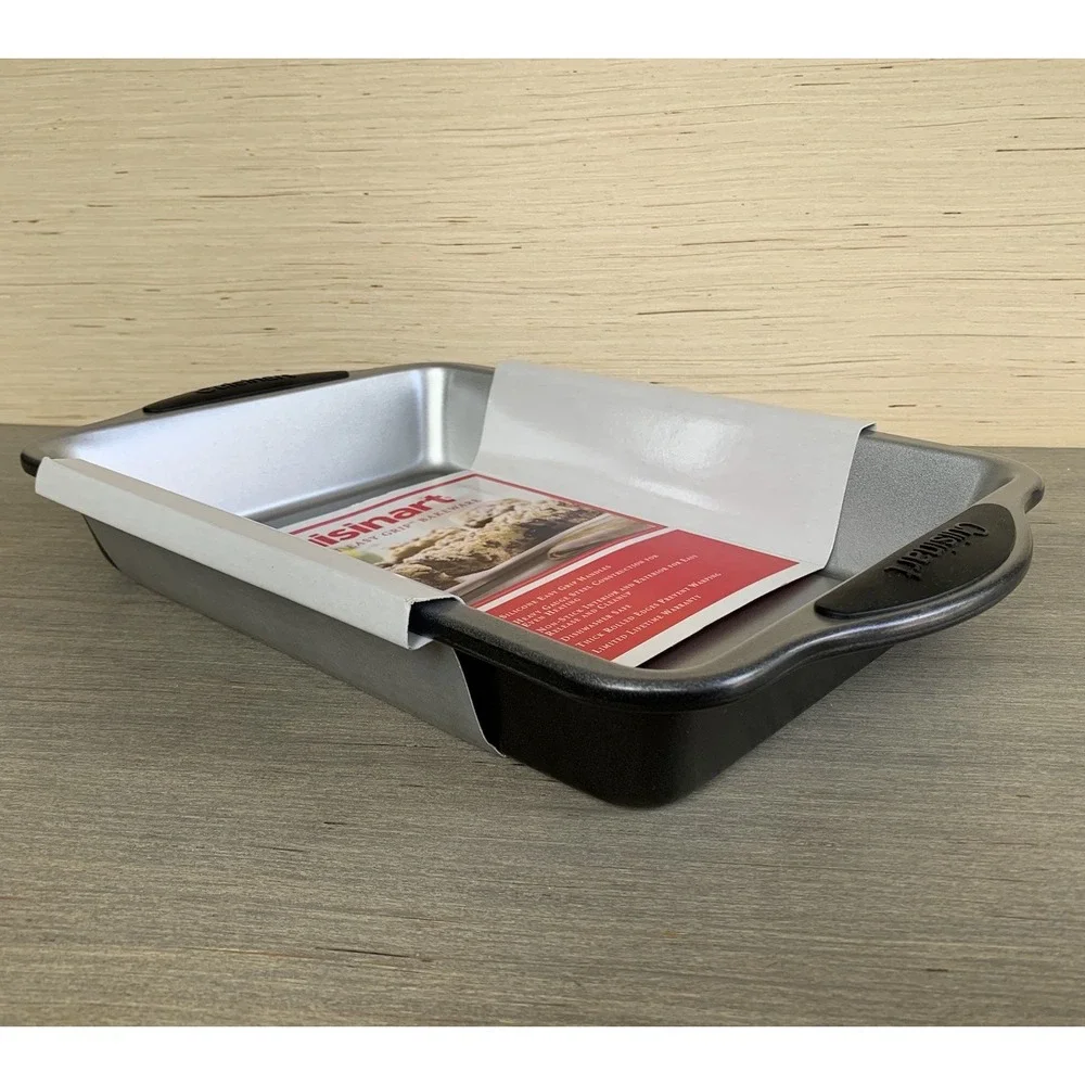 New Cuisinart Easy Grip Bakeware 13x9 Rectangular Silicone Non Stick Cake Pan - Picture 5 of 12